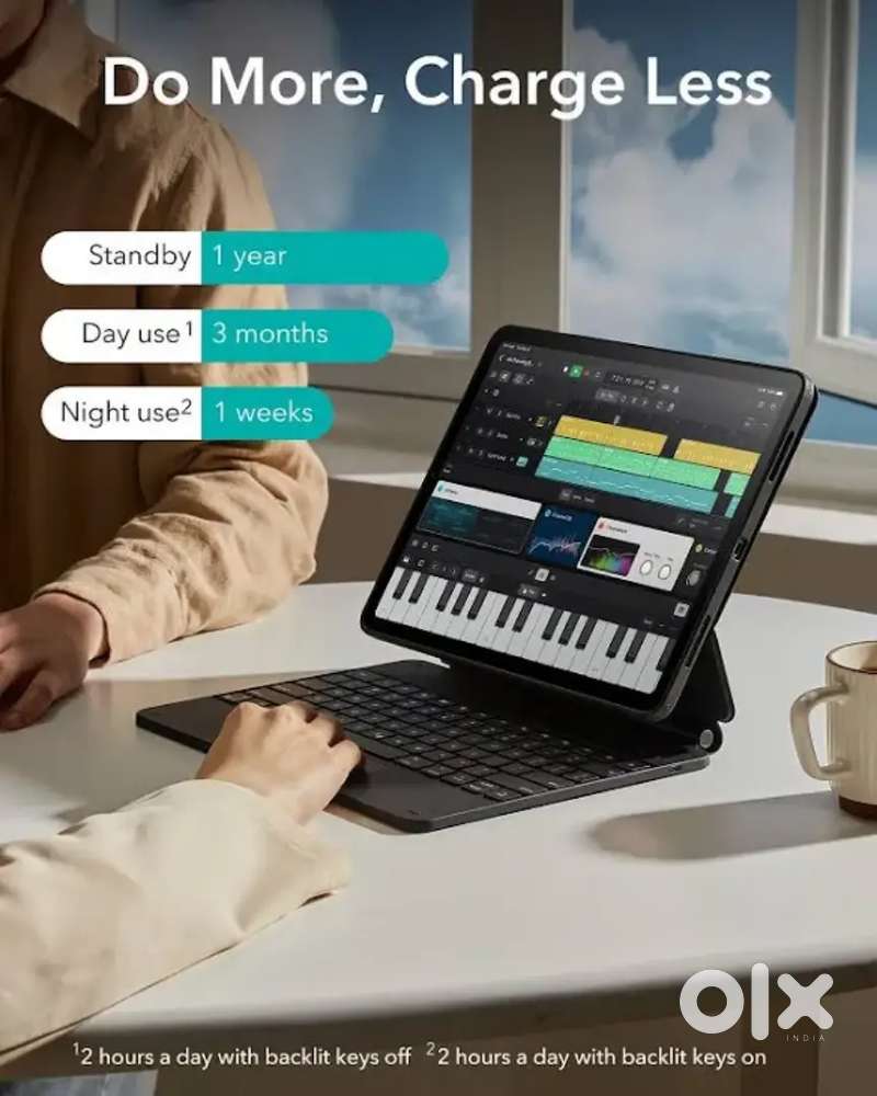 ESR Keyboard for 13 inch iPad Pro M4 MRP 17000
