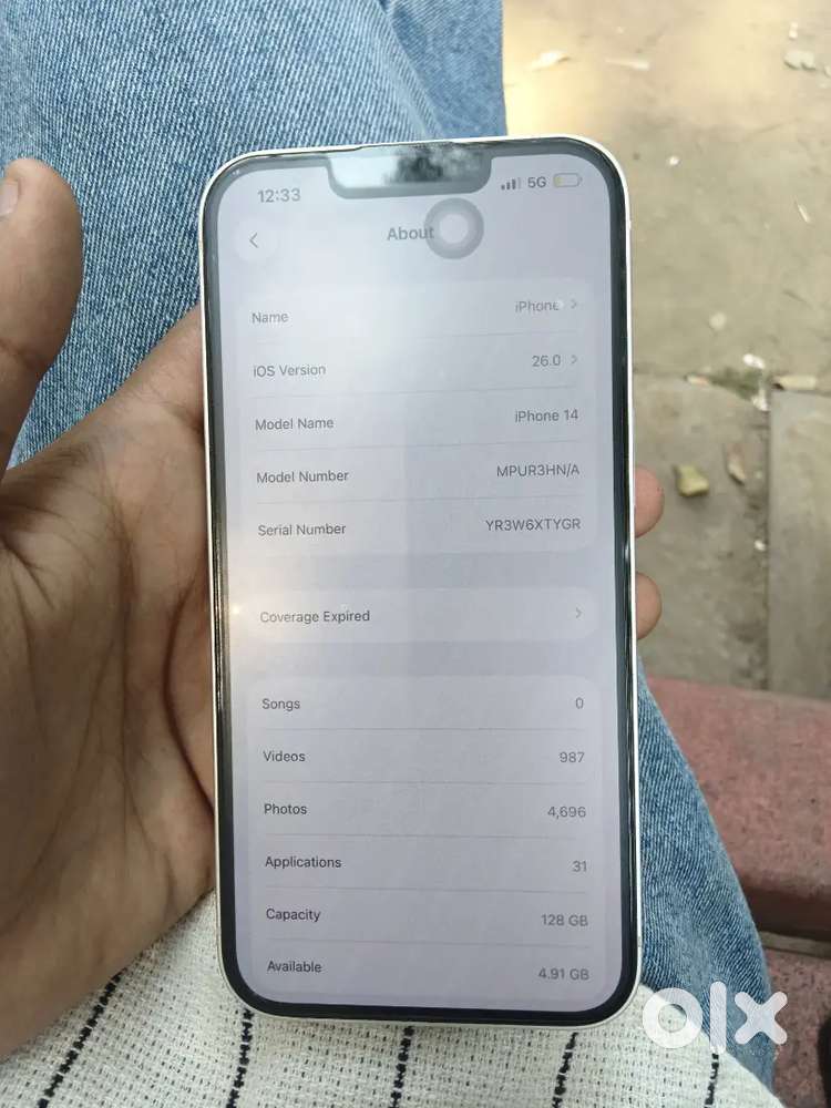 I phone 14 white