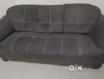 3 seater sofa + 2 single seater sofas + 2 Divans [beds-teak/sag wood]