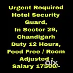 Hotel Security Guard Vacancy urgent