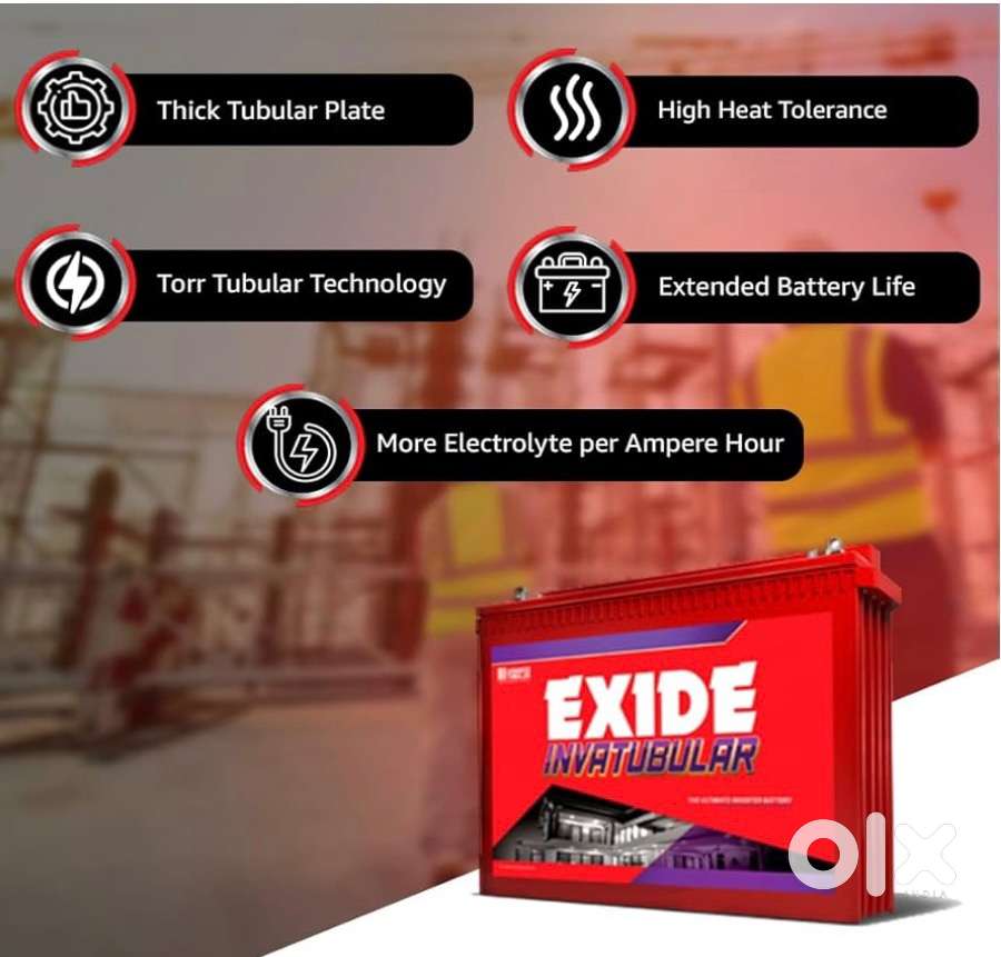 Battery Exide 12v high number in WhatsApp
