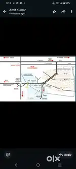 200 sq yard north east facing plot on kurali kharar highway
