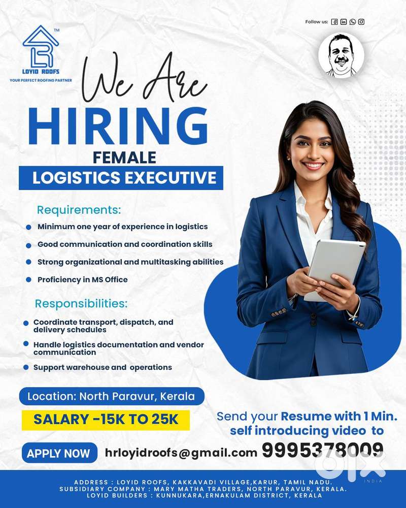 female logistics executive