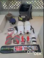 Cricket Kit with Bat & Wicket Keeper Glowes