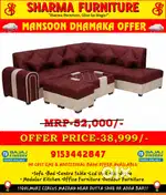 Sharma Furniture Premium L-Shaped Sofa Set – ₹38,999 Only