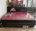 Buy New Double bed with box start 6999/- Emi also available