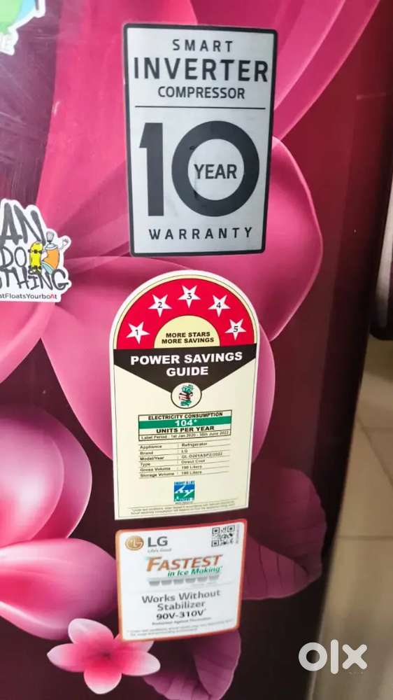 LG- 180 litres