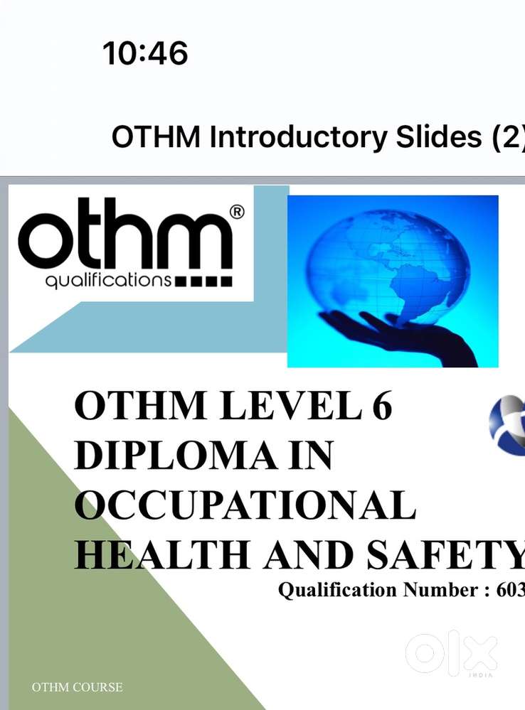 For a reputed health and safety organisation in oachira