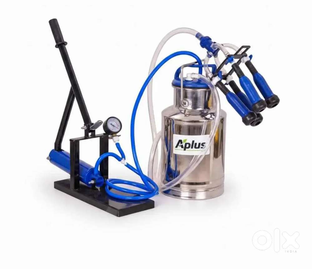 Milk and  hand operating machine