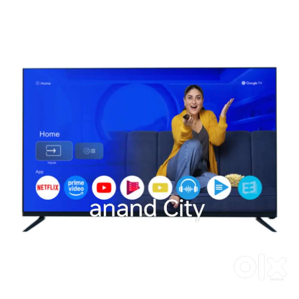 43 inch smart android frameless brand new led tv with 600 free channel