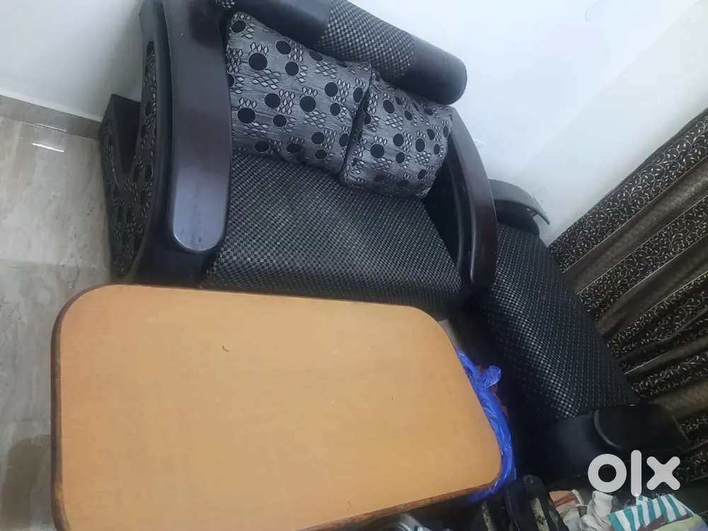 2 seater sofa and setty and table for sale in karnal