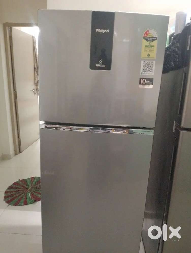 Whirlpool 235 L free double door radiant steel neo DF 278 New