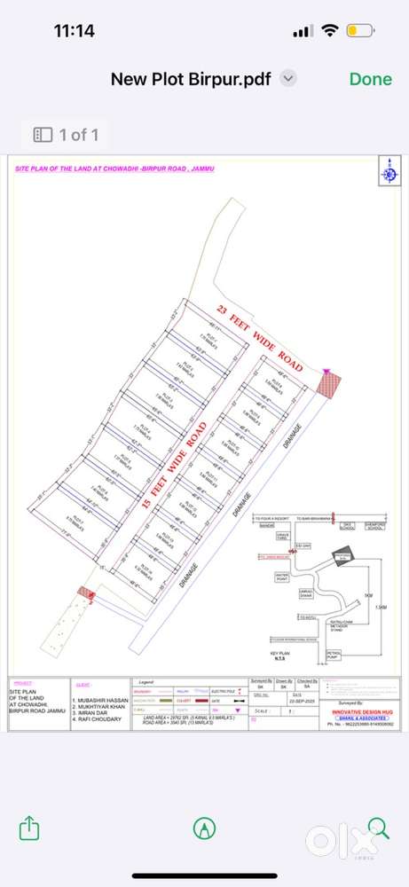 Malikyat plot for sale at chowadi beepur main  road Jammu