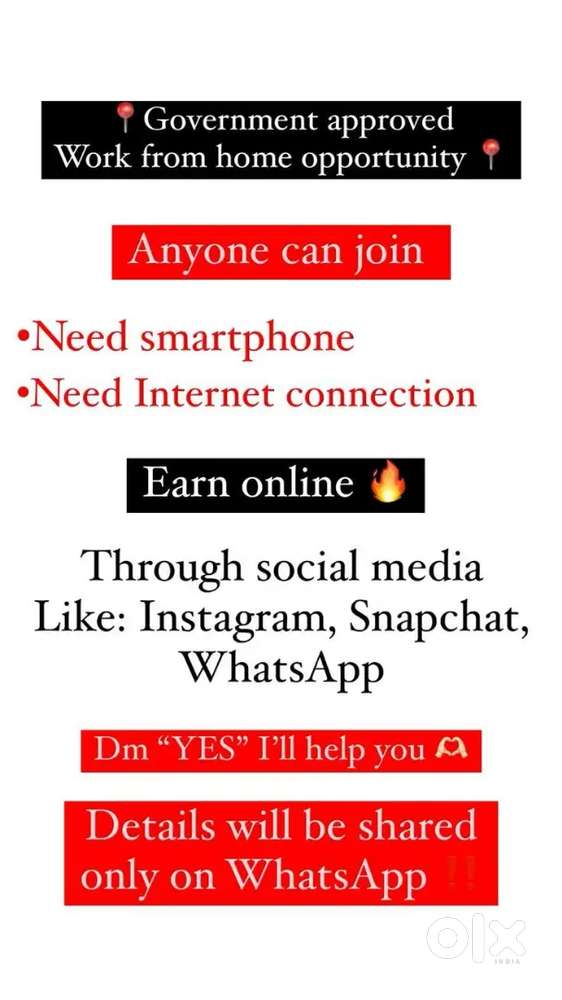 Work from Home opportunity