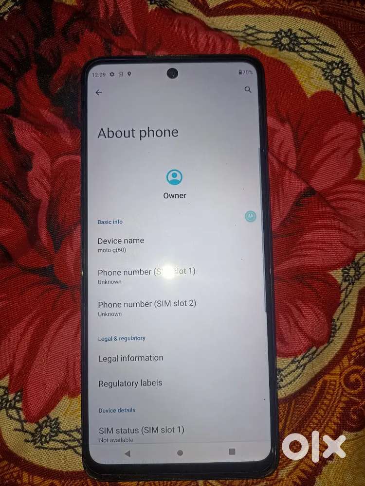 Motorola G60 6/128 Super mint condition