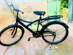 Hero cycle 1 year old black colour it's front break is bad