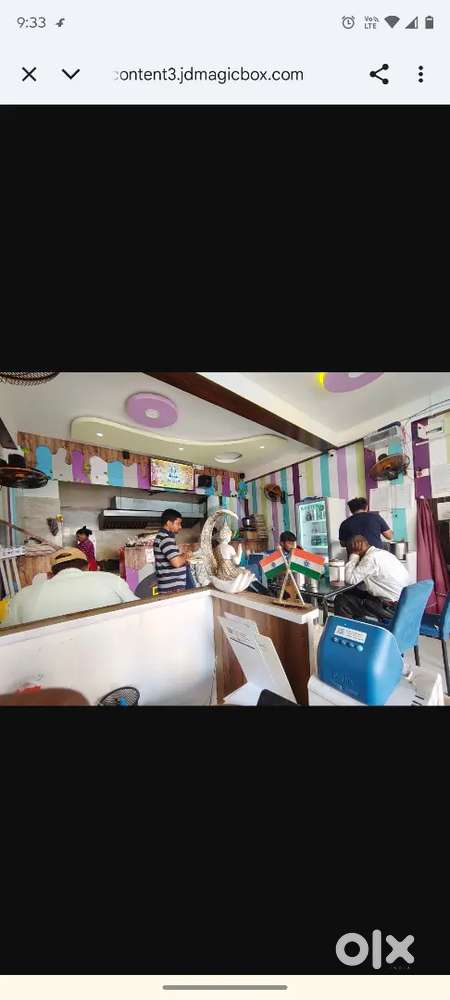 Tiffin centre and fast food restaurant sale