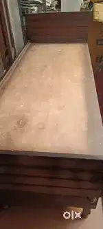 Double bed without box with mattress