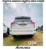 Toyota innova crysta all used parts available