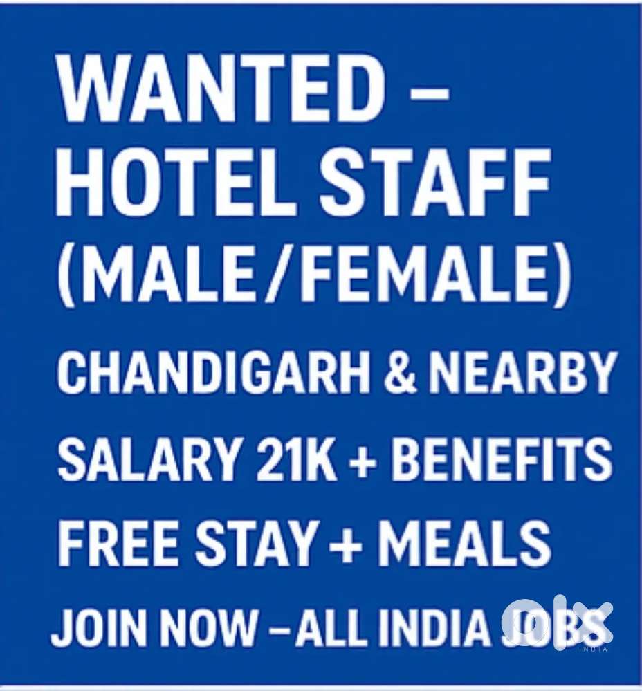 Hotel Security Staff Chandigarh Top salary