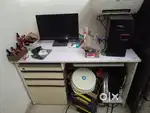 Computer table/ study table with metal drawers