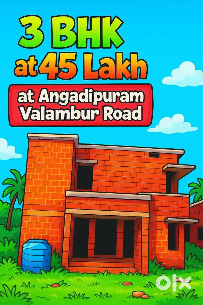 3 bhk budget friendly home at angadipuram