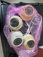 4 camera  with setup  box and all fitting  wairs