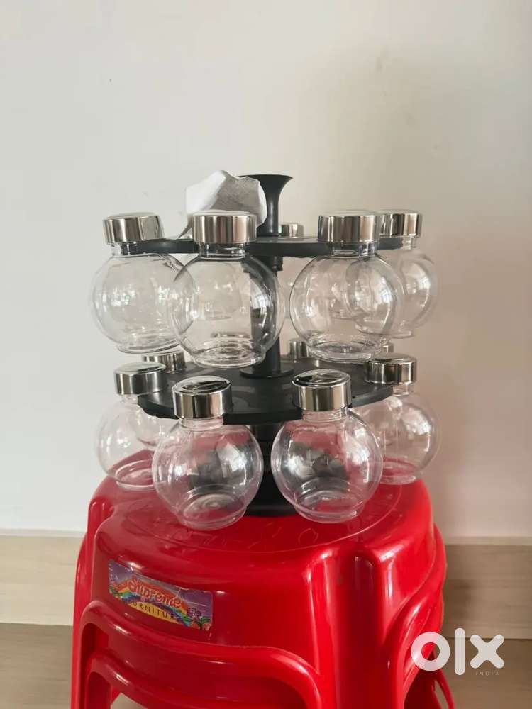 Multipurpose revolving masala box