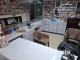 Medical store with complete furniture 2.5 lakh
