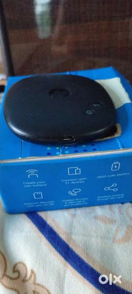 जि यो 4जी हॉटस्पॉट router