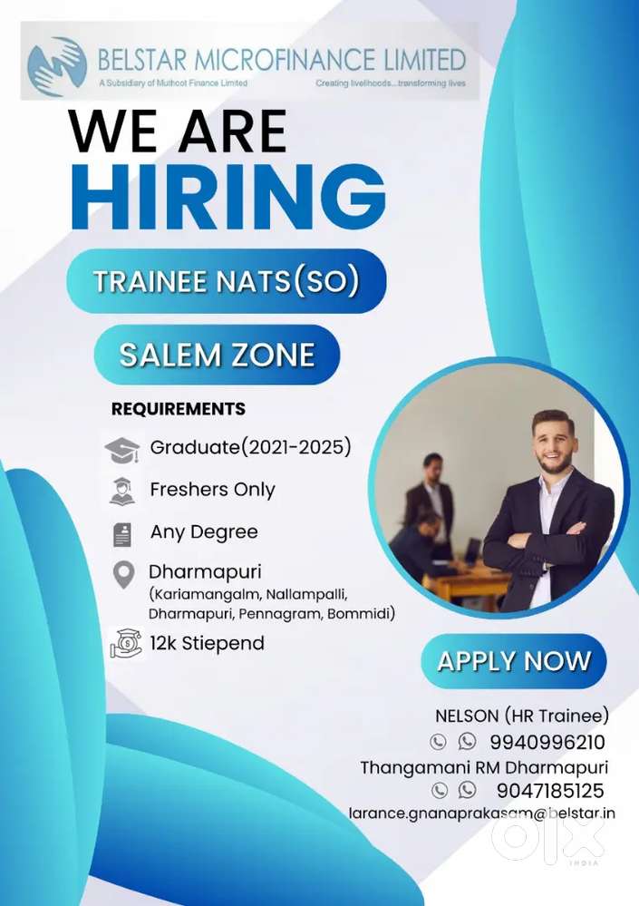 Sales officer and Collection Executive