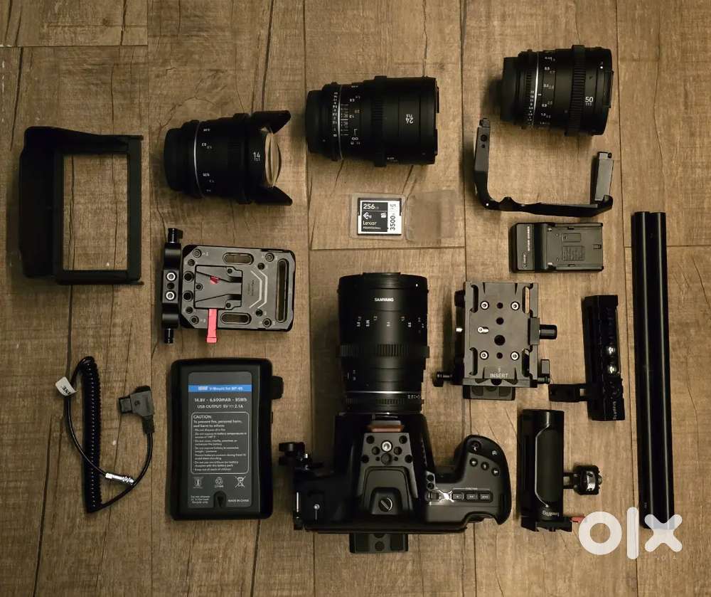 Blackmagic Pocket cinema Camera 6k g2 with lenses