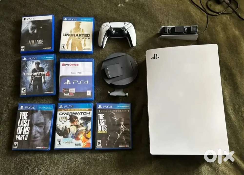 Playstation 5 (Disc Version) Bundle - Includes Games & Charging Dock