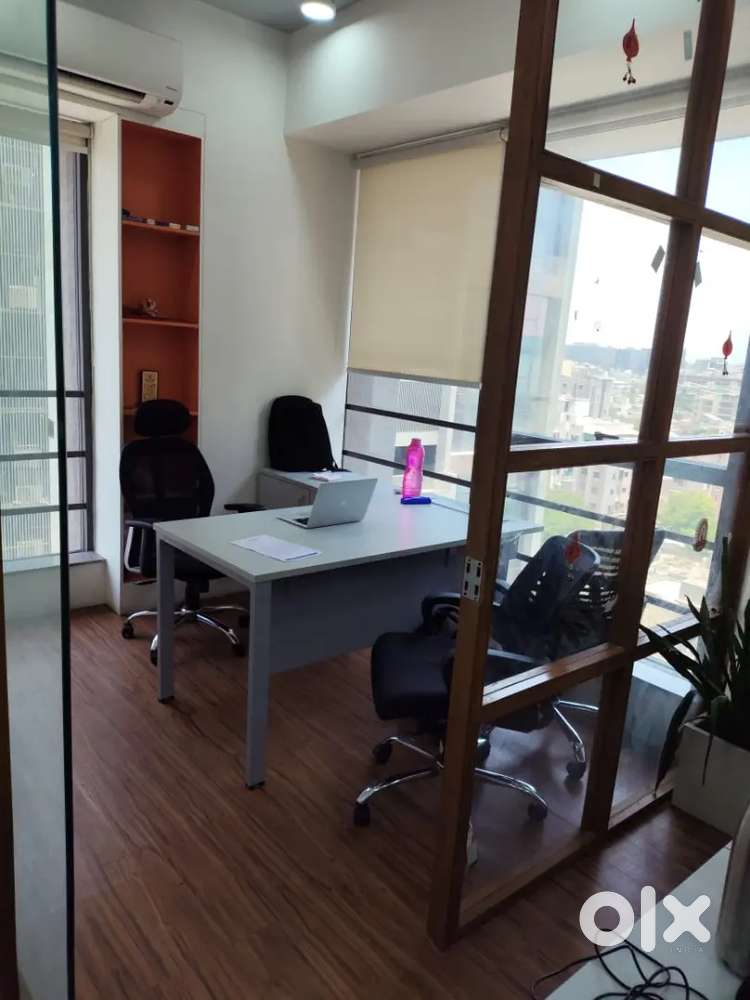 988 Sq ft Fully Furnished Office Available For Rent In Prahlad Nagar.