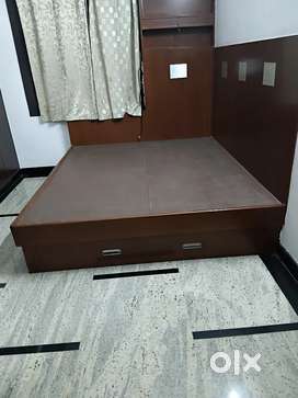 King size bed teak wood&Sharron play wood
