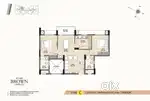 skyline ivy league brown 2 bhk apartment for sale