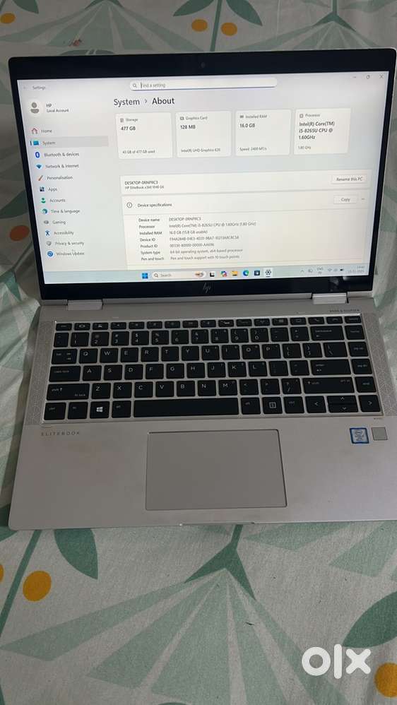 HP X360 Convertible Touch