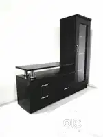 Black Wenge Finish Tv Cabinet From Factory