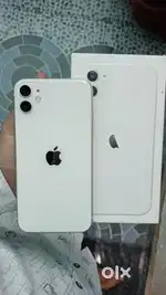 128gb iPhone 11 White Color BH 84 Box Bill Cable Fix Rate 16500
