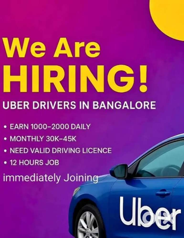 Uber driver wanted for kerala