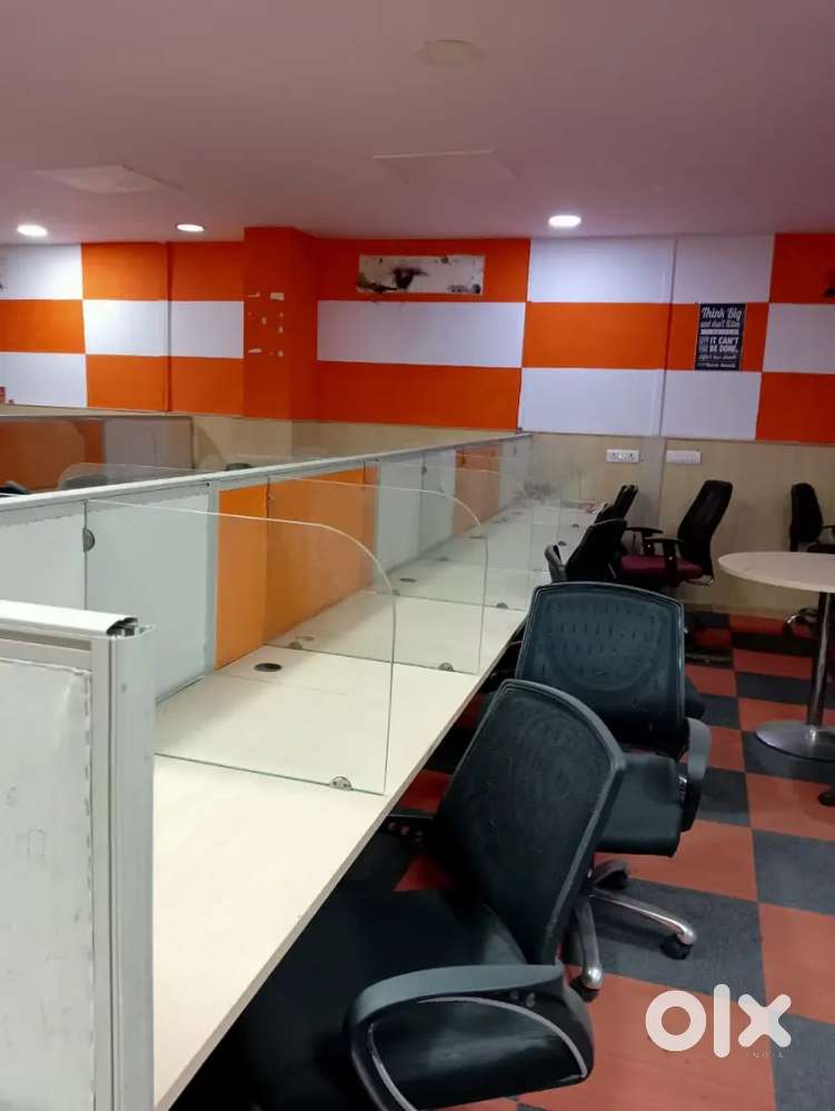 2 Cabin's with Workstation's fully furnished office space