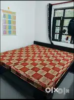 Double bed with mattress