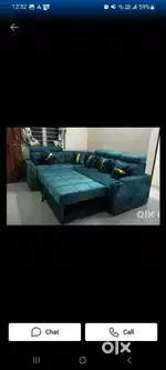 Luxurious design model L shape sofa cumbed available in starf furnitur