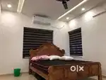 2 teak wood bed with mattress for sale