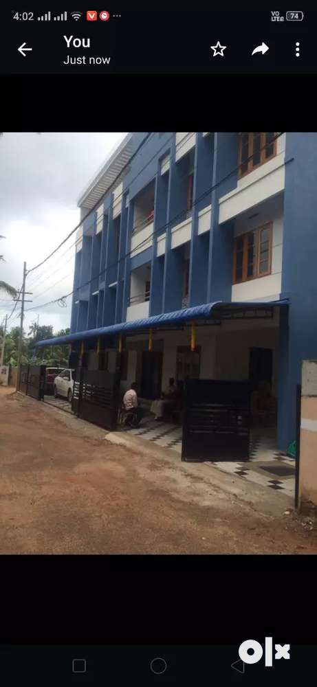 Ground floor flat for rent at Ayathil, kollam