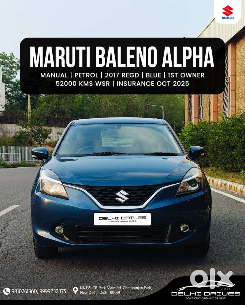 Maruti Suzuki Baleno Alpha, 2017, Petrol