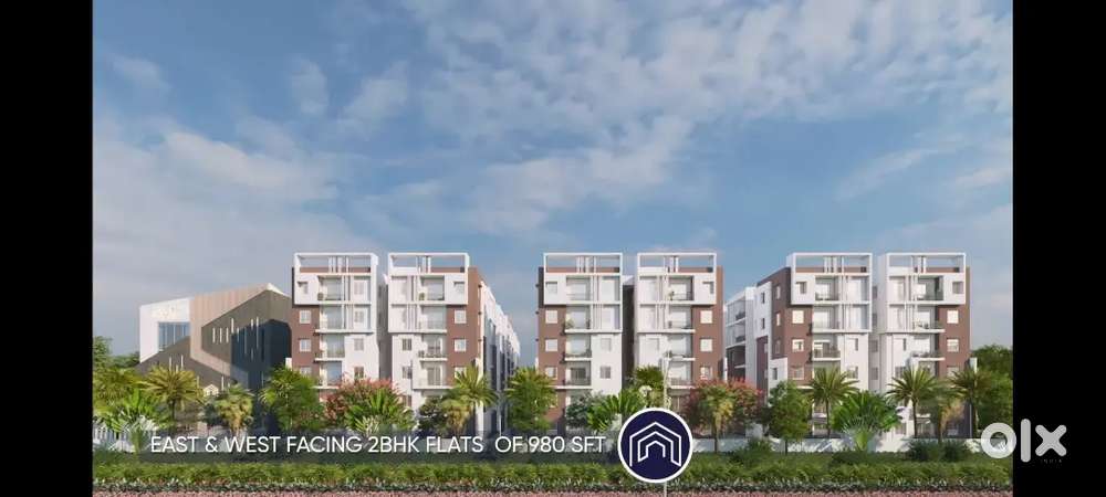 2BHK Flat 38L Including Parking and Amenities for Free in Shankarpally