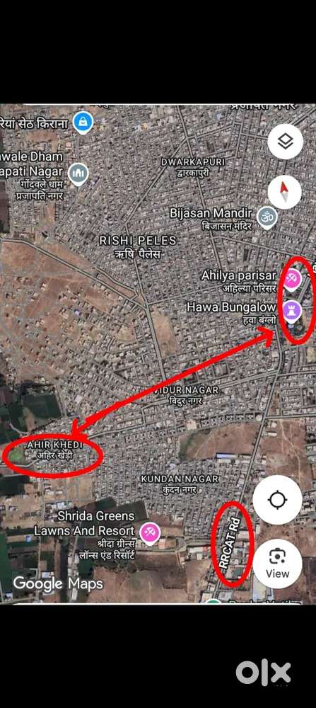 प्लॉट बेचना है (अहिरखेड़ी-हवा बंगला, इंदौर