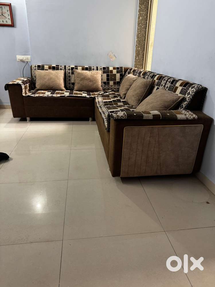 4-Seater L-Shaped Sofa  2 Months Used  Shifting Sale