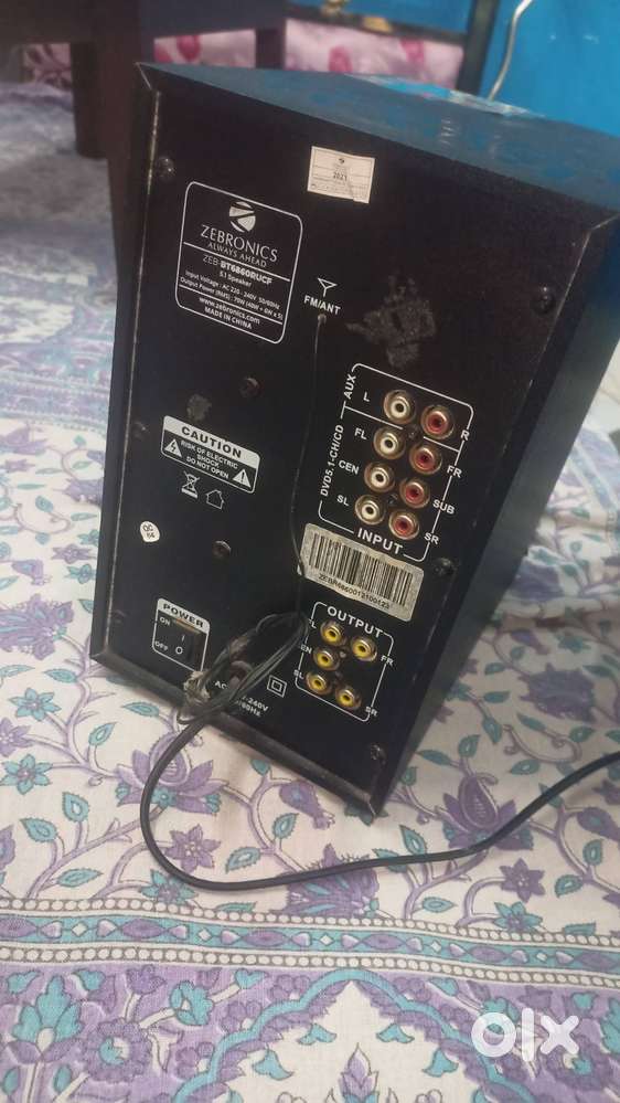 Zebronics 4.1 Home Theater System,powerful bass,great condition